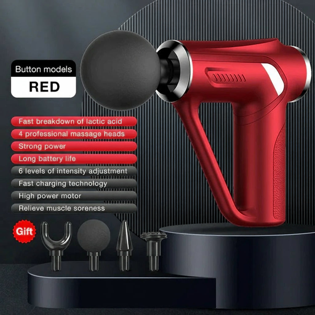 ZenPulse Massage Gun 32 Levels Deep Tissue Neck Body Back Muscle Sport Electric Pistol Massager Exercise Relaxation Pain Relief